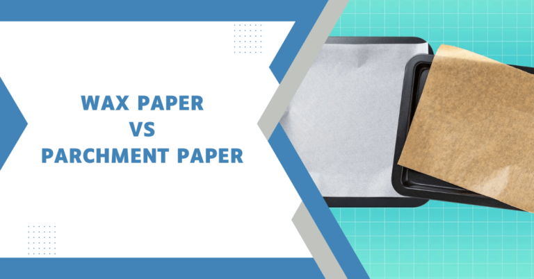 Can wax paper be used instead of parchment paper?